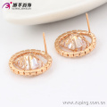 boucles d&#39;oreilles en gros bon marché, boucles d&#39;oreilles imitation stud de mode zircone cubique